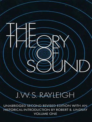 cover image of The Theory of Sound, Volume One